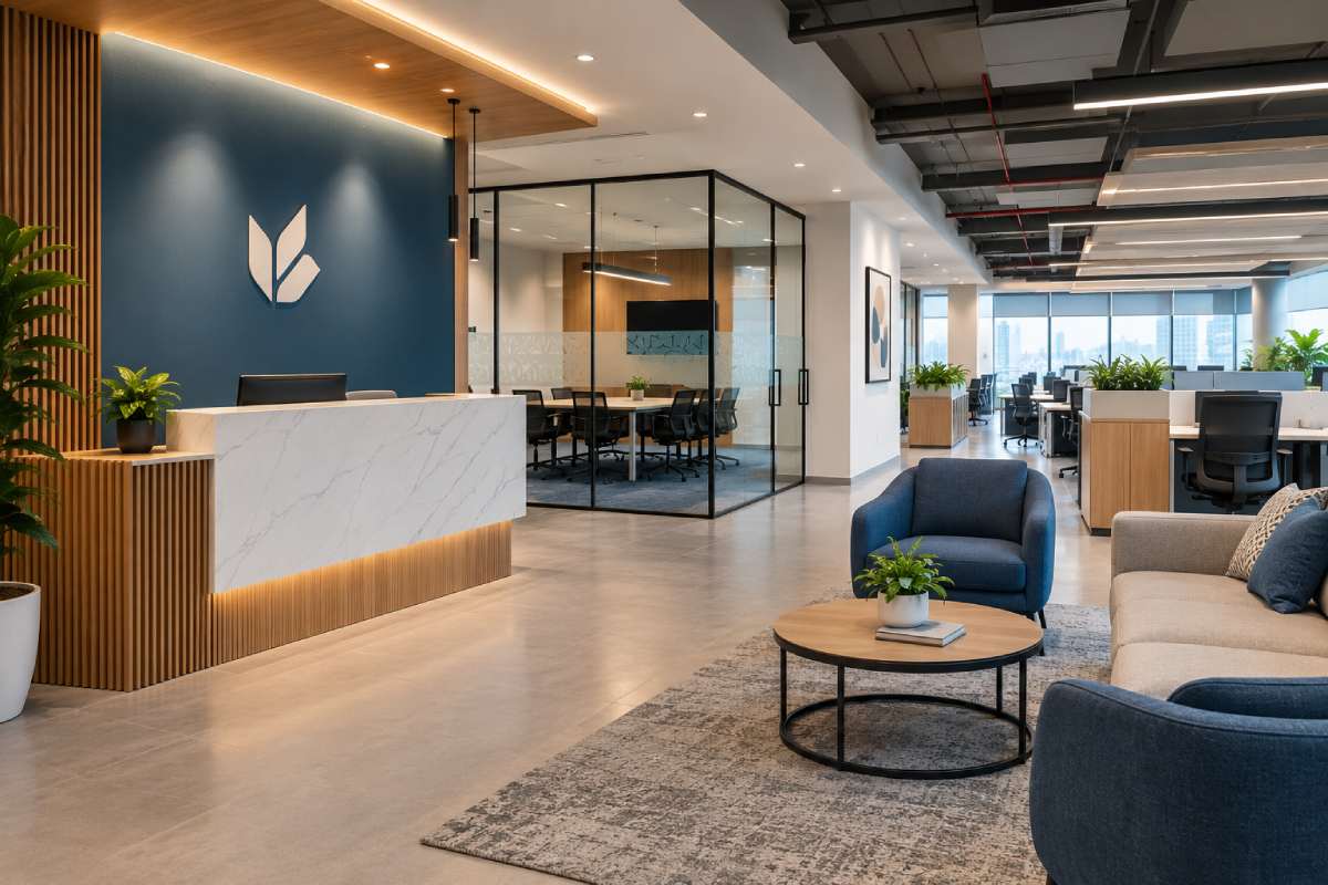 branding and workplace interior design