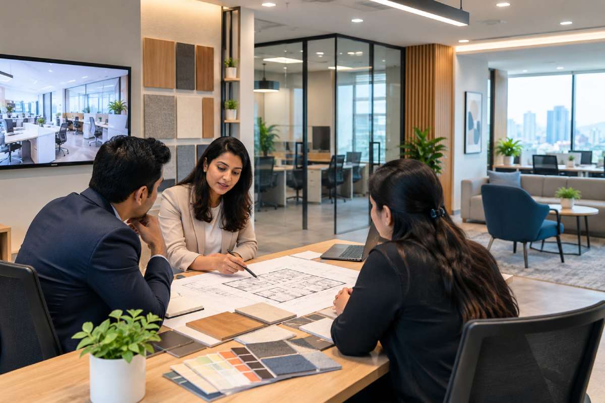how to choose office interior designers in thane